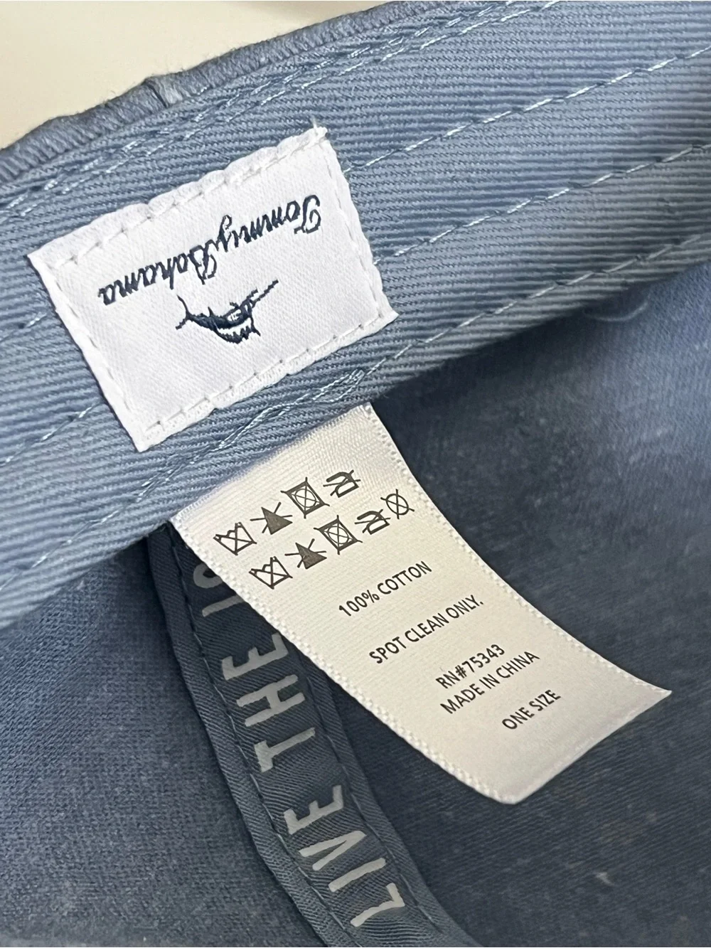 Tommy Bahama #1 PAPA Navy Blue Cotton Baseball Cap OSFA